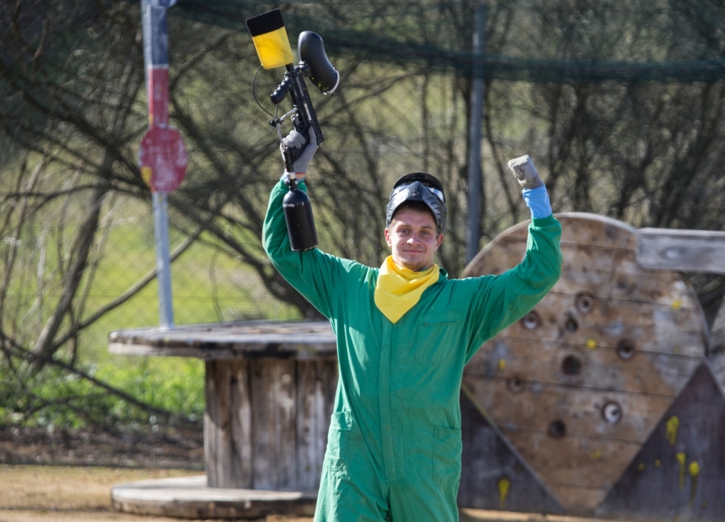 Сборы в Испании: командный турнир по пейнтболу