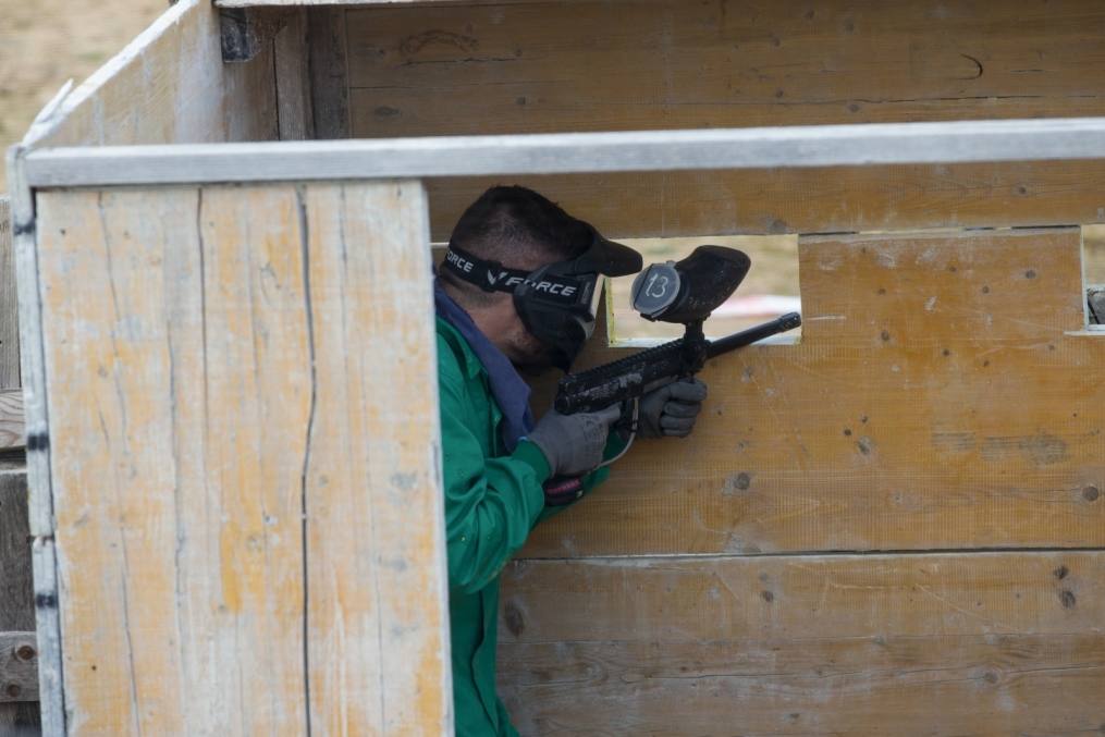 Сборы в Испании: командный турнир по пейнтболу