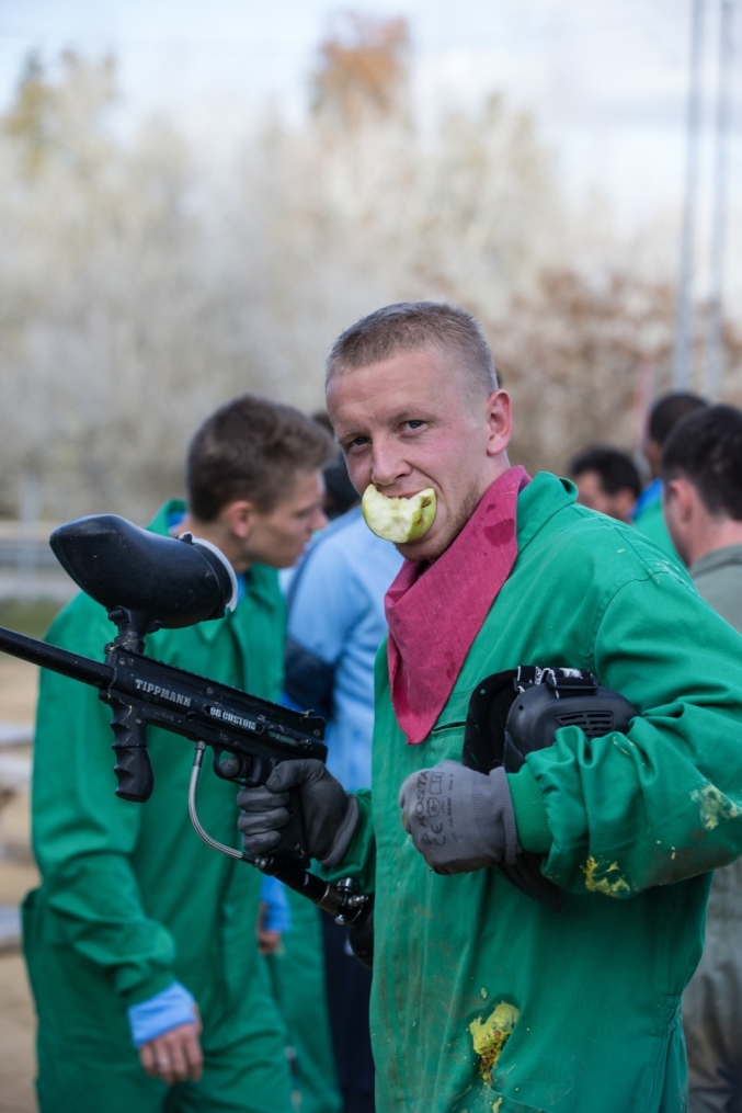Сборы в Испании: командный турнир по пейнтболу