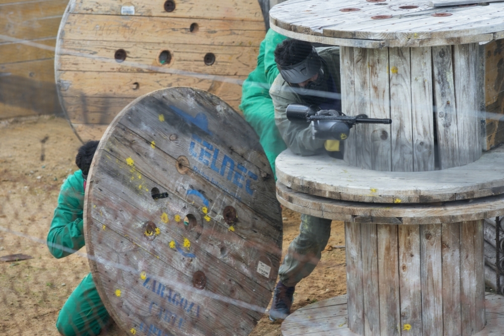 Сборы в Испании: командный турнир по пейнтболу