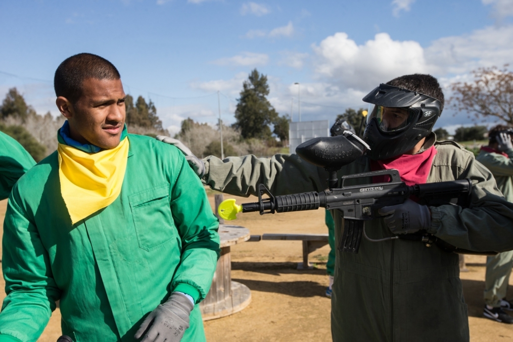 Сборы в Испании: командный турнир по пейнтболу