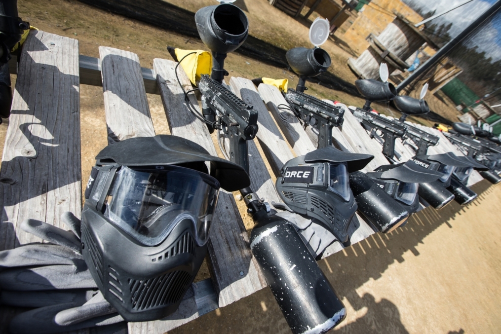 Сборы в Испании: командный турнир по пейнтболу