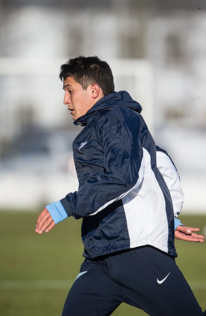 Тренировка перед матчем,  «ПСВ» — «Зенит»