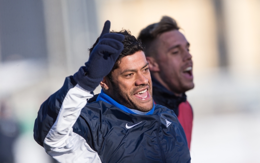 Тренировка перед матчем,  «ПСВ» — «Зенит»