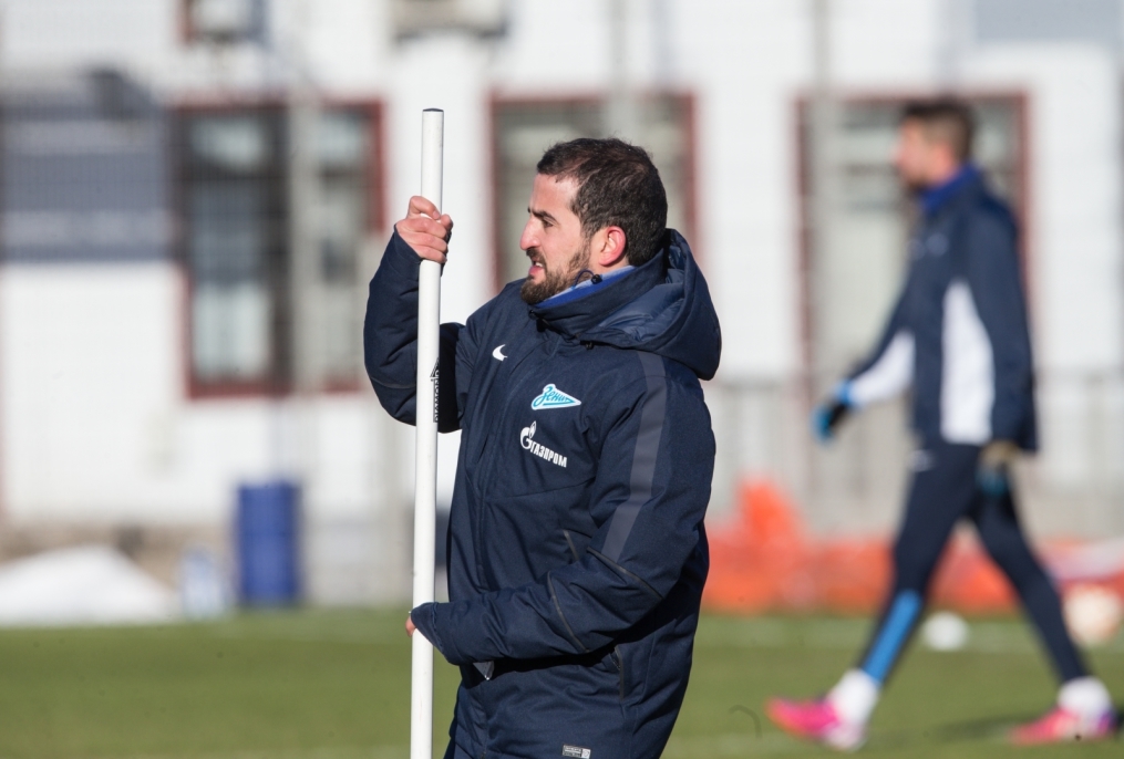 Тренировка перед матчем,  «ПСВ» — «Зенит»