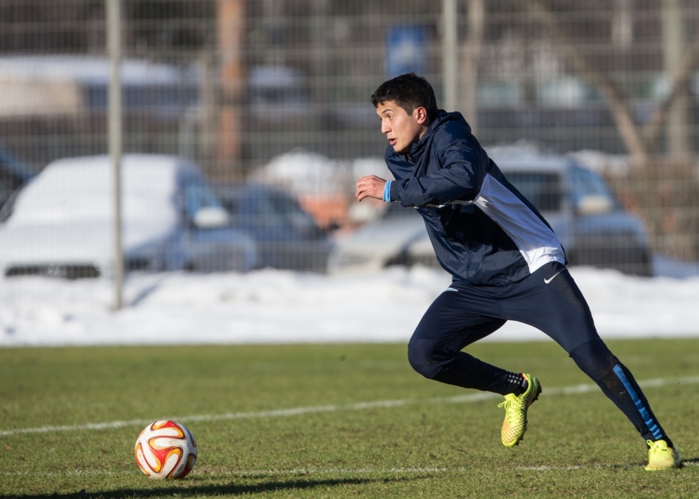 Тренировка перед матчем,  «ПСВ» — «Зенит»