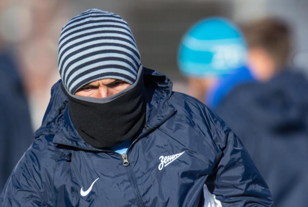 Тренировка перед матчем,  «ПСВ» — «Зенит»