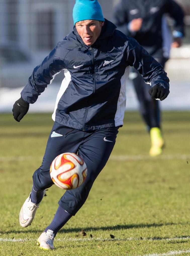 Тренировка перед матчем,  «ПСВ» — «Зенит»