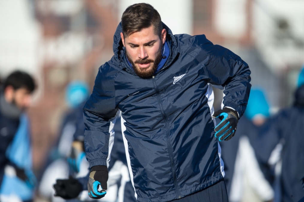 Тренировка перед матчем,  «ПСВ» — «Зенит»