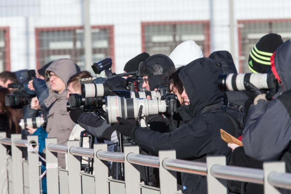 Тренировка перед матчем,  «ПСВ» — «Зенит»