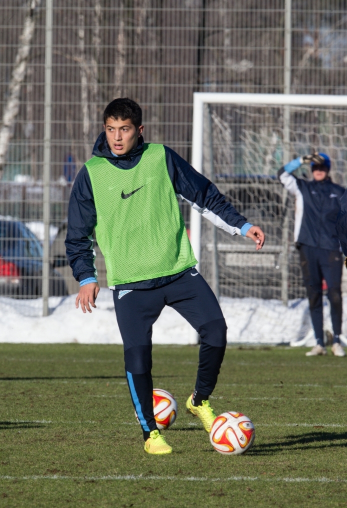 Тренировка перед матчем,  «ПСВ» — «Зенит»