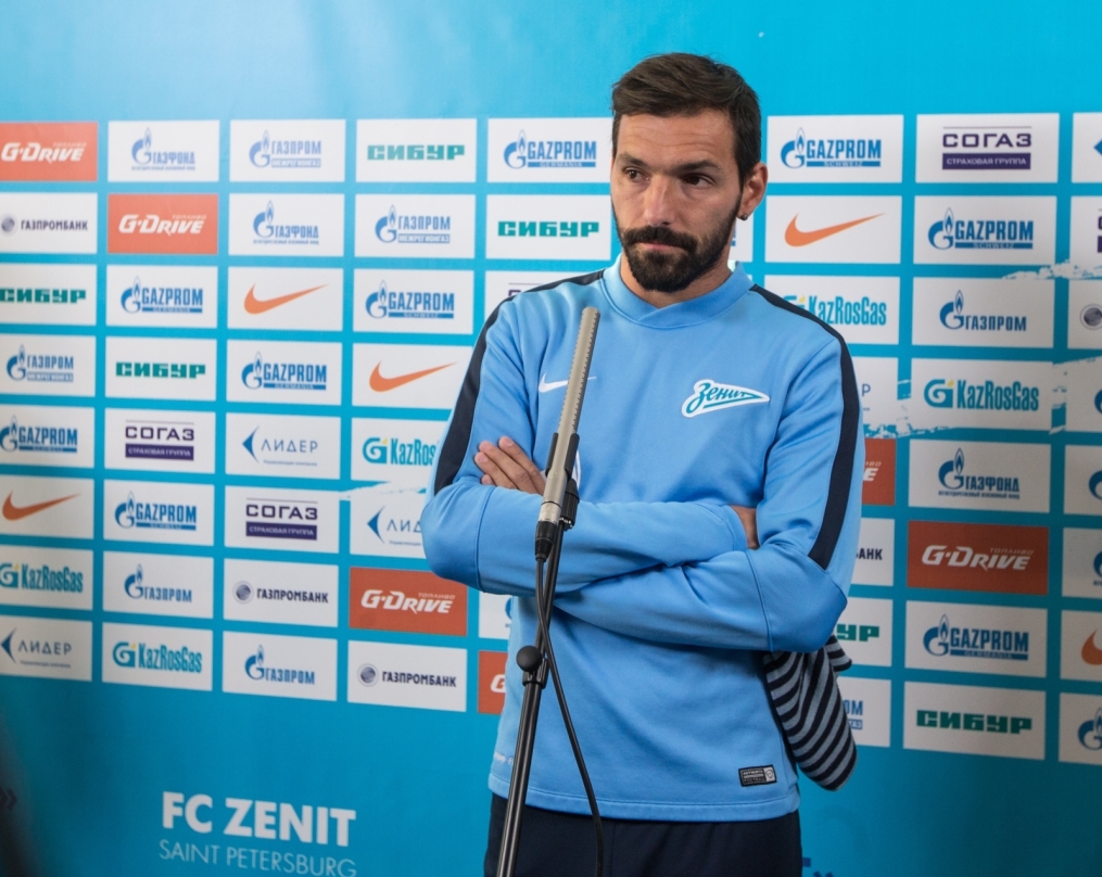 Тренировка перед матчем,  «ПСВ» — «Зенит»