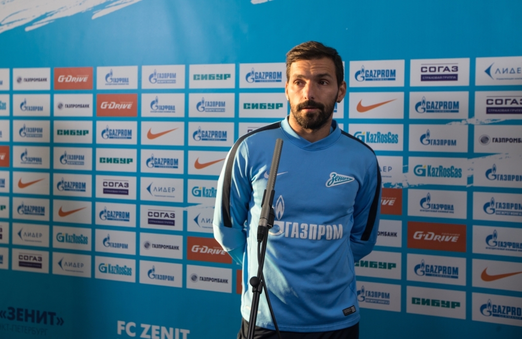 Тренировка перед матчем,  «ПСВ» — «Зенит»