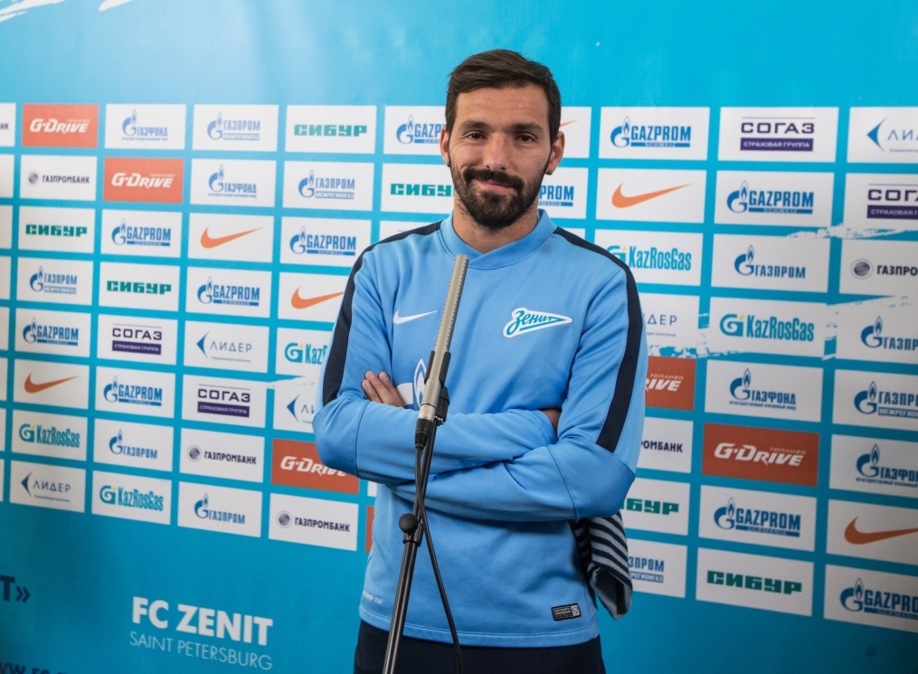 Тренировка перед матчем,  «ПСВ» — «Зенит»