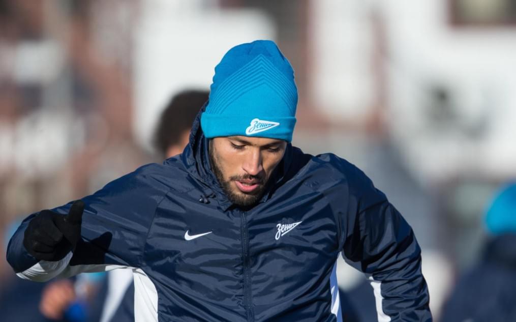 Тренировка перед матчем,  «ПСВ» — «Зенит»