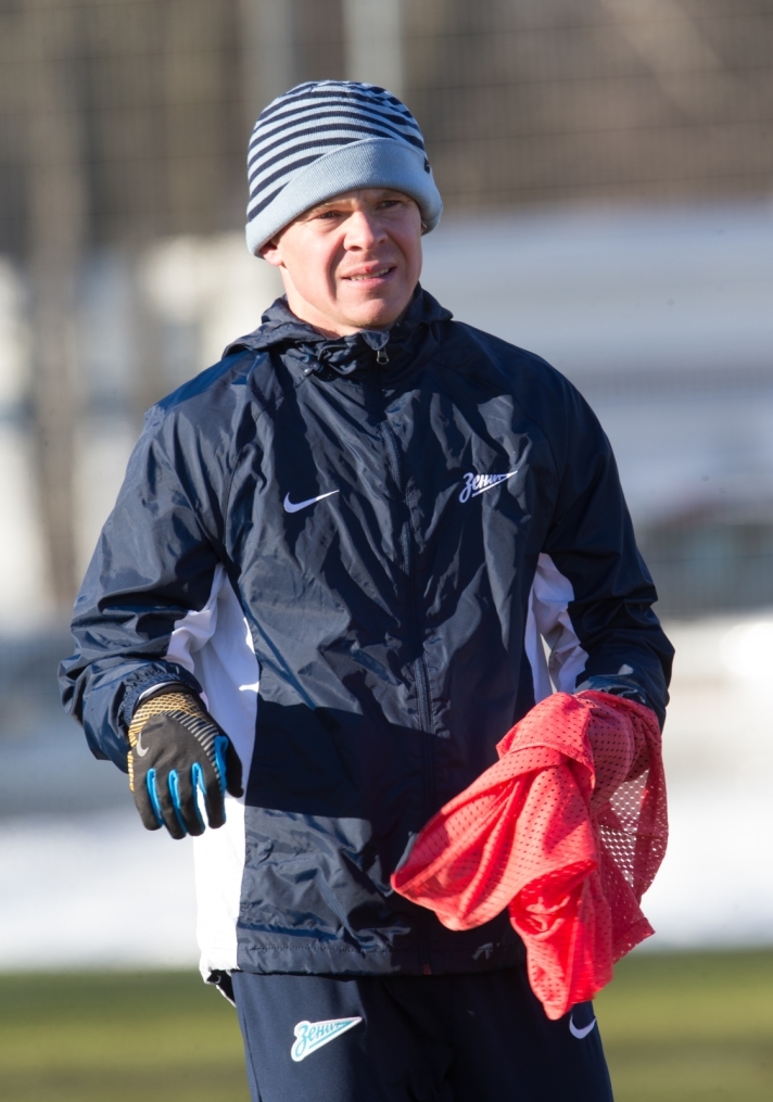 Тренировка перед матчем,  «ПСВ» — «Зенит»