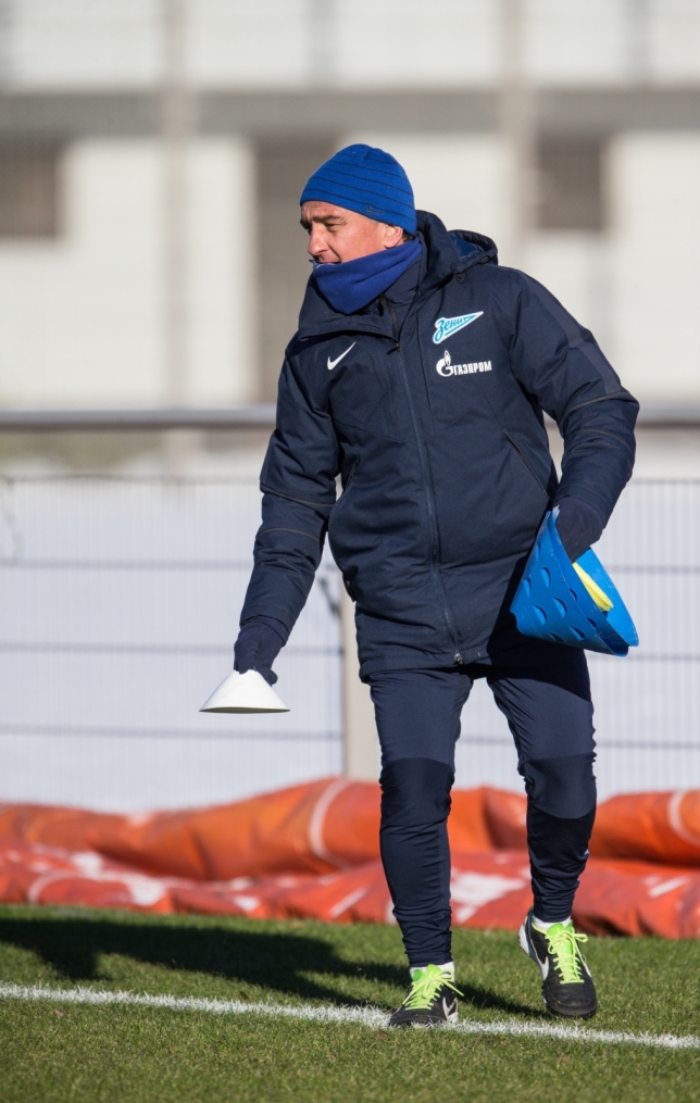 Тренировка перед матчем,  «ПСВ» — «Зенит»