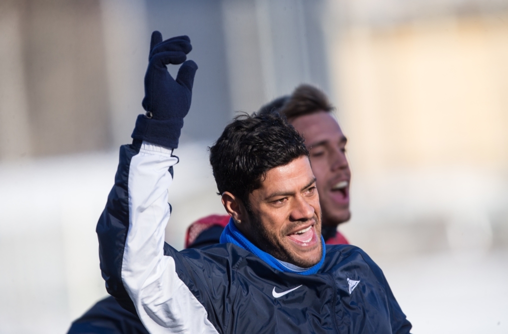 Тренировка перед матчем,  «ПСВ» — «Зенит»