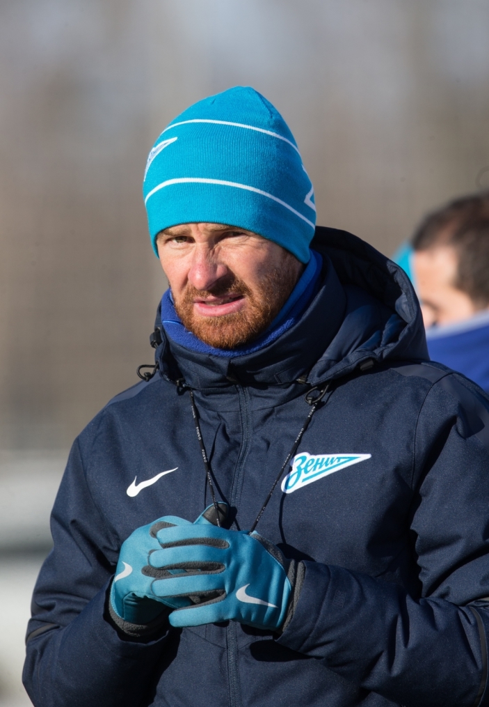 Тренировка перед матчем,  «ПСВ» — «Зенит»