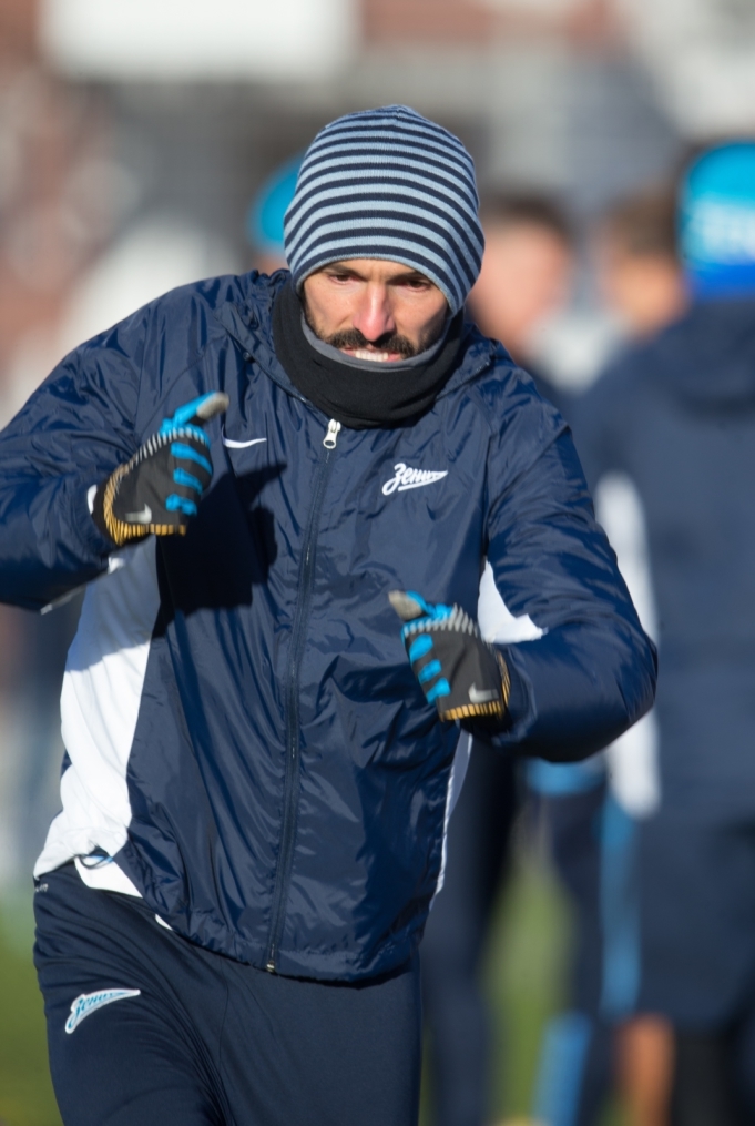 Тренировка перед матчем,  «ПСВ» — «Зенит»