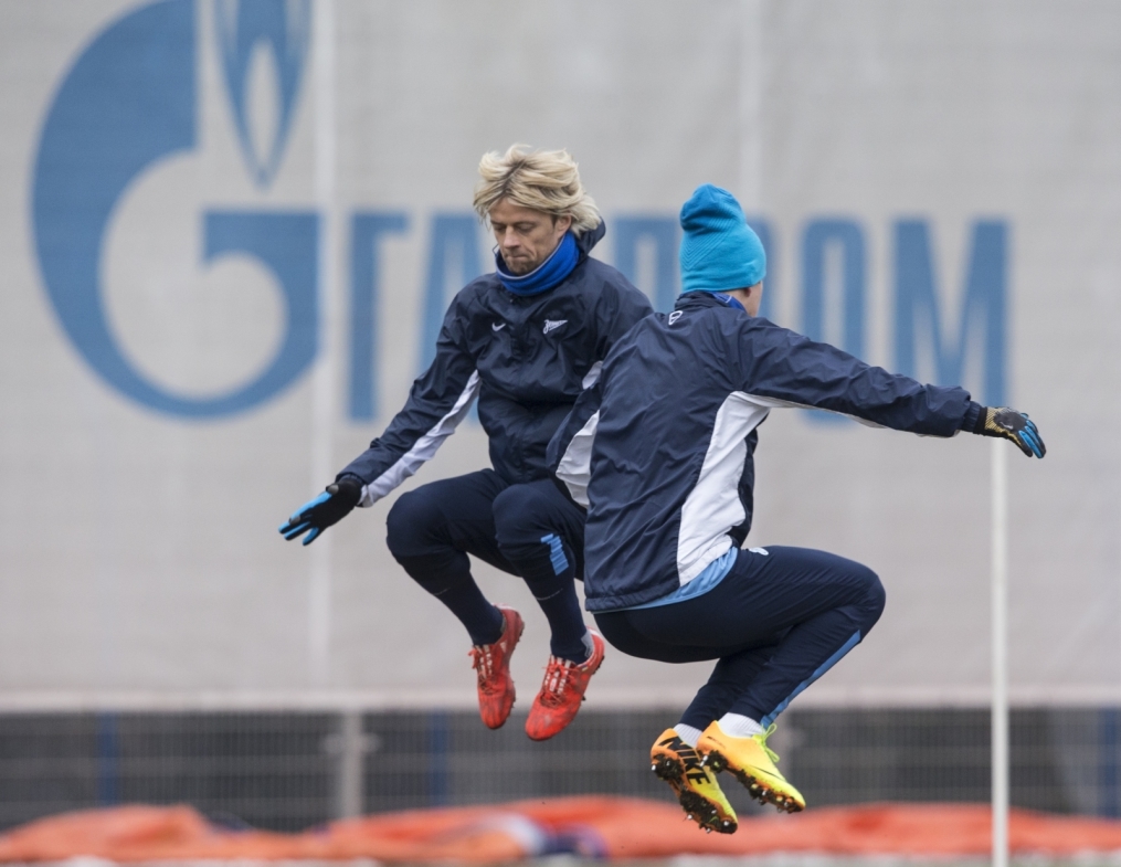 Открытая тренировка «Зенита» перед матчем Лиги Европы УЕФА, «Зенит» — ПСВ