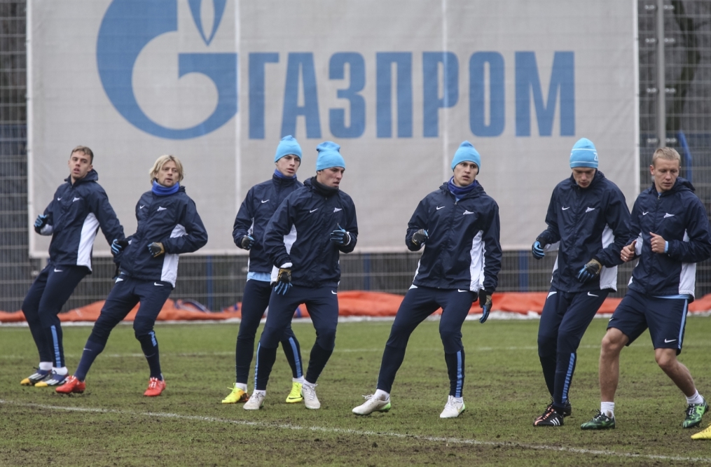 Открытая тренировка «Зенита» перед матчем Лиги Европы УЕФА, «Зенит» — ПСВ