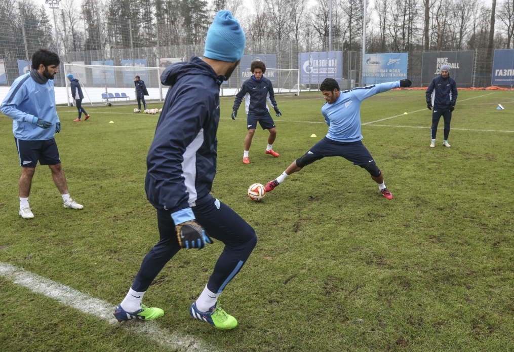 Открытая тренировка «Зенита» перед матчем Лиги Европы УЕФА, «Зенит» — ПСВ