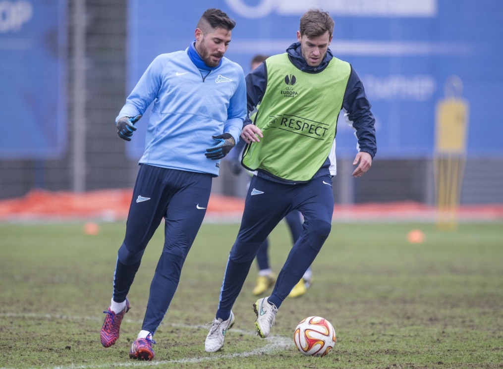 Открытая тренировка «Зенита» перед матчем Лиги Европы УЕФА, «Зенит» — ПСВ