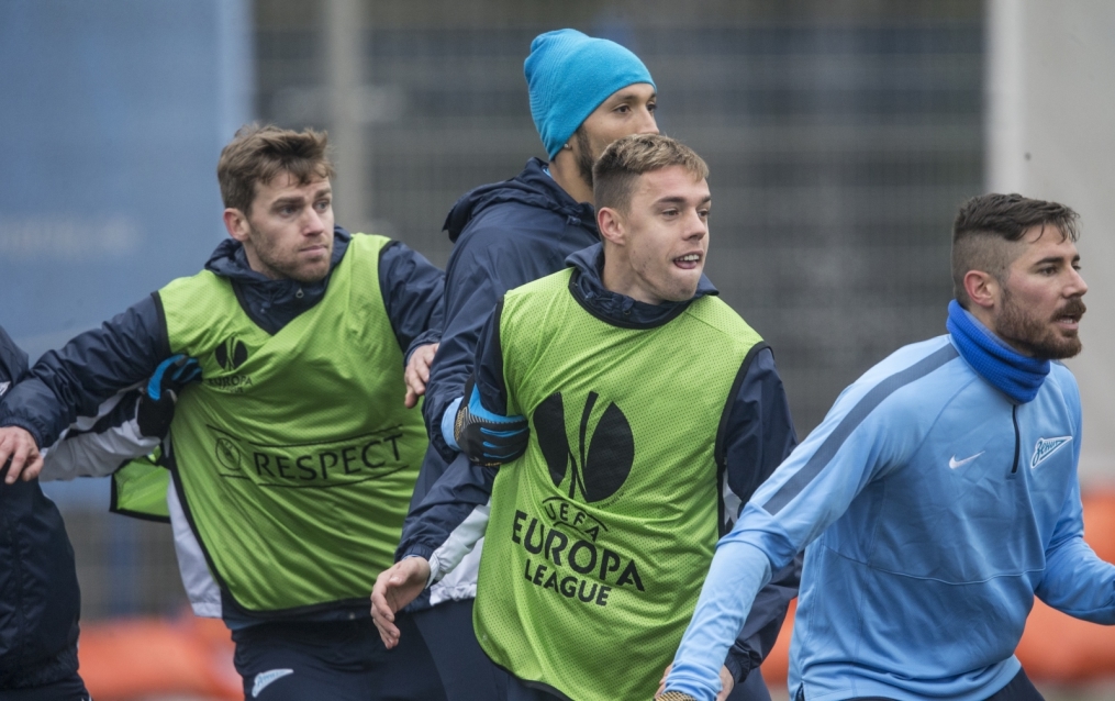 Открытая тренировка «Зенита» перед матчем Лиги Европы УЕФА, «Зенит» — ПСВ