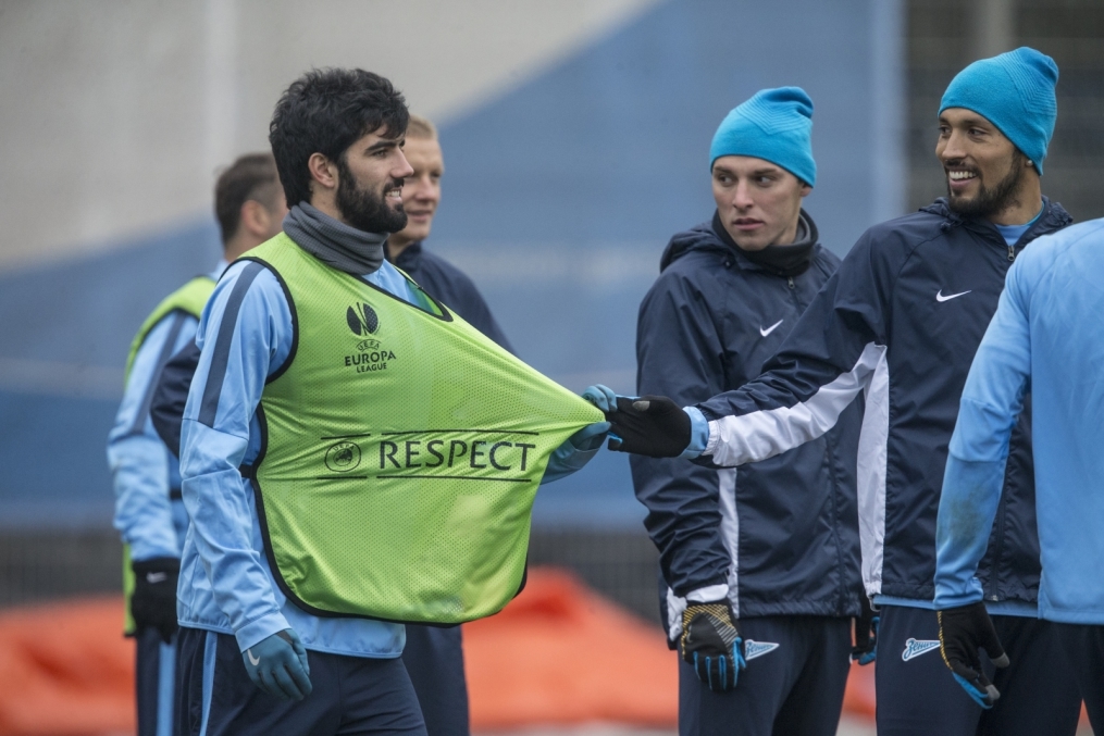 Открытая тренировка «Зенита» перед матчем Лиги Европы УЕФА, «Зенит» — ПСВ