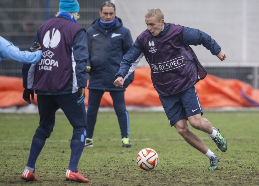 Открытая тренировка «Зенита» перед матчем Лиги Европы УЕФА, «Зенит» — ПСВ