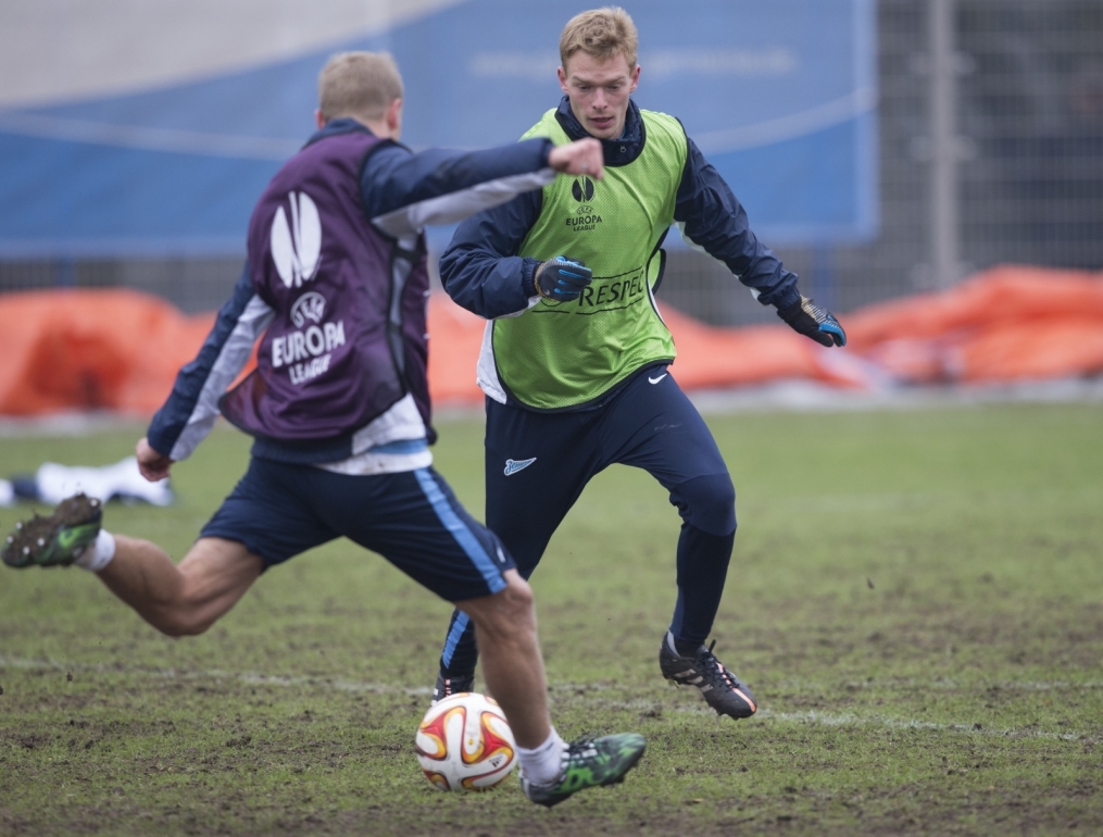 Открытая тренировка «Зенита» перед матчем Лиги Европы УЕФА, «Зенит» — ПСВ