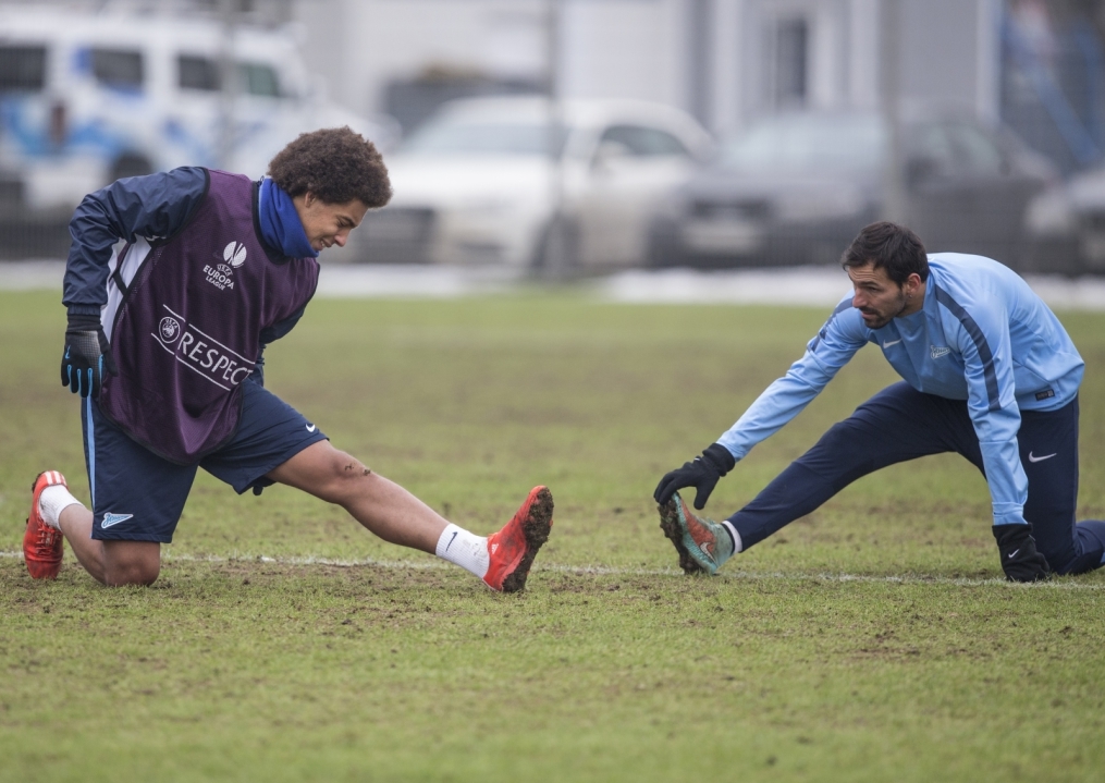 Открытая тренировка «Зенита» перед матчем Лиги Европы УЕФА, «Зенит» — ПСВ