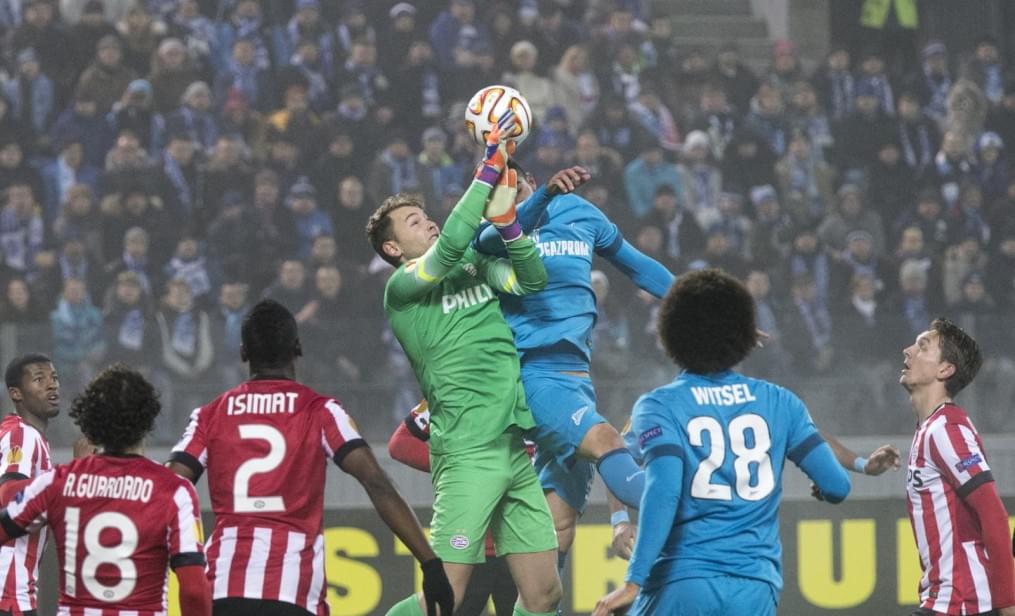 Лига Европы УЕФА, 1/16 финала, «Зенит» — ПСВ