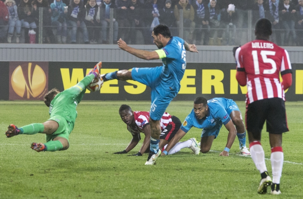 Лига Европы УЕФА, 1/16 финала, «Зенит» — ПСВ