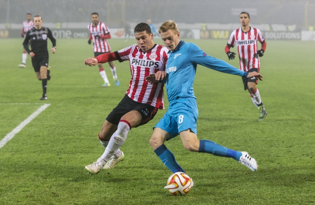 Лига Европы УЕФА, 1/16 финала, «Зенит» — ПСВ