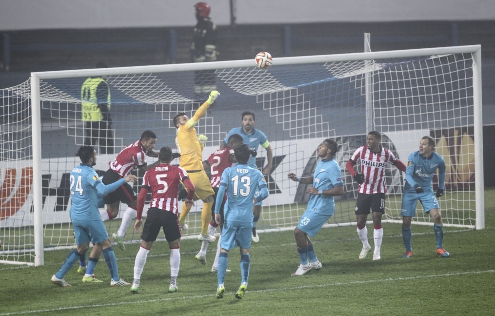 Лига Европы УЕФА, 1/16 финала, «Зенит» — ПСВ