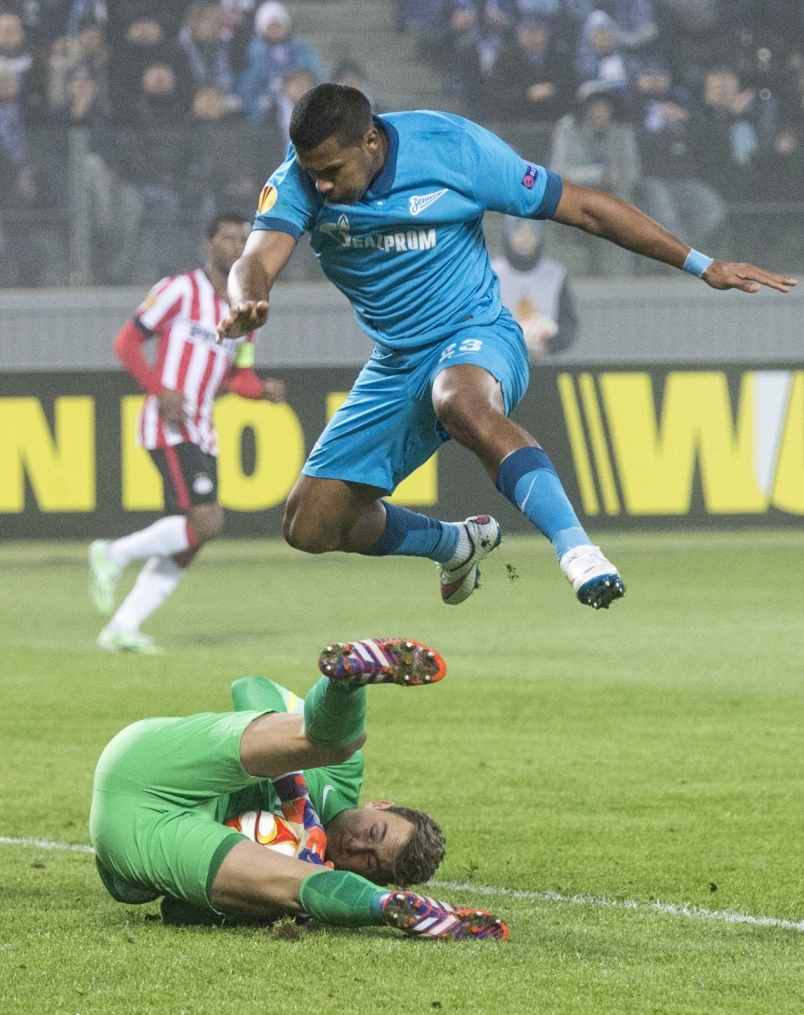 Лига Европы УЕФА, 1/16 финала, «Зенит» — ПСВ