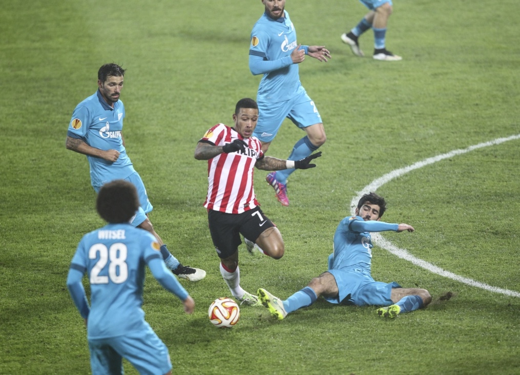 Лига Европы УЕФА, 1/16 финала, «Зенит» — ПСВ