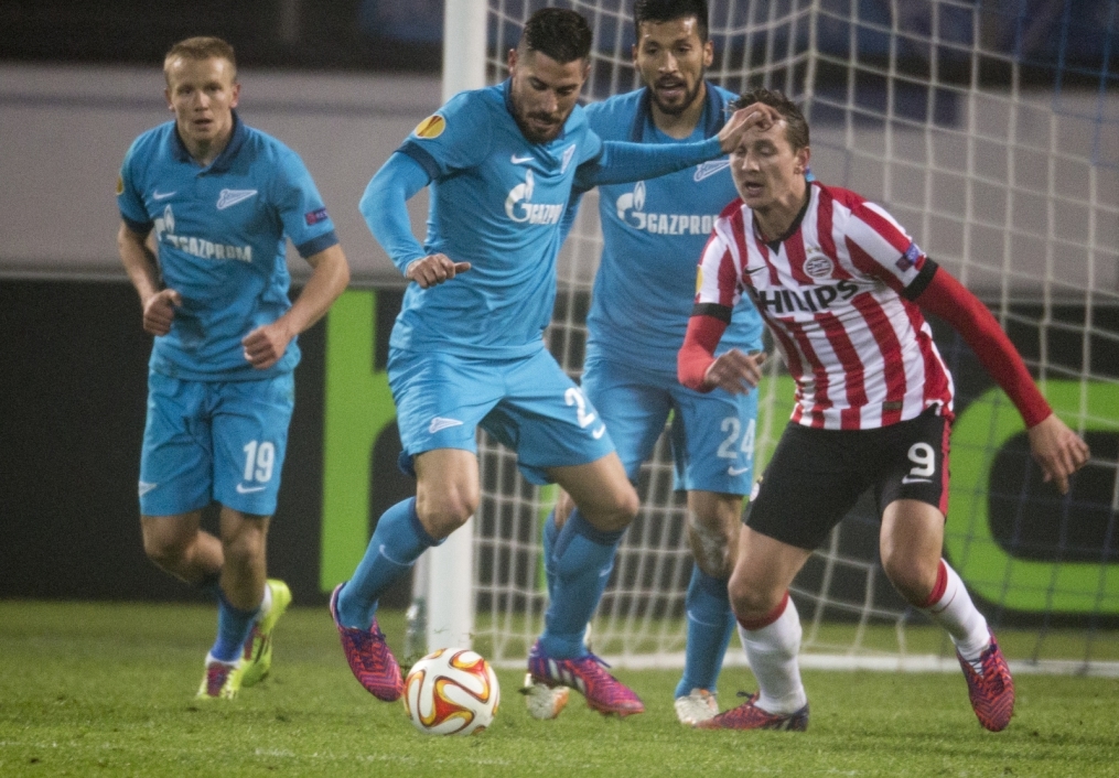 Лига Европы УЕФА, 1/16 финала, «Зенит» — ПСВ