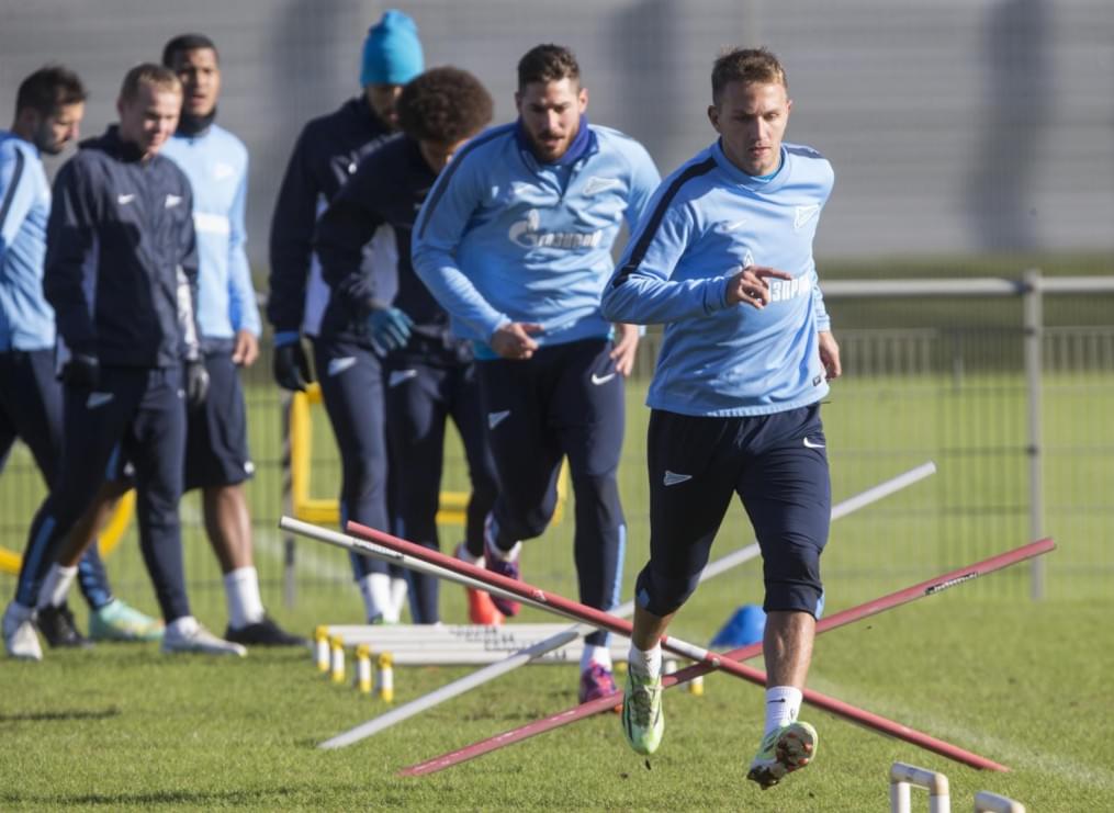 Открытая тренировка «Зенита» перед матчем с  «Уралом»