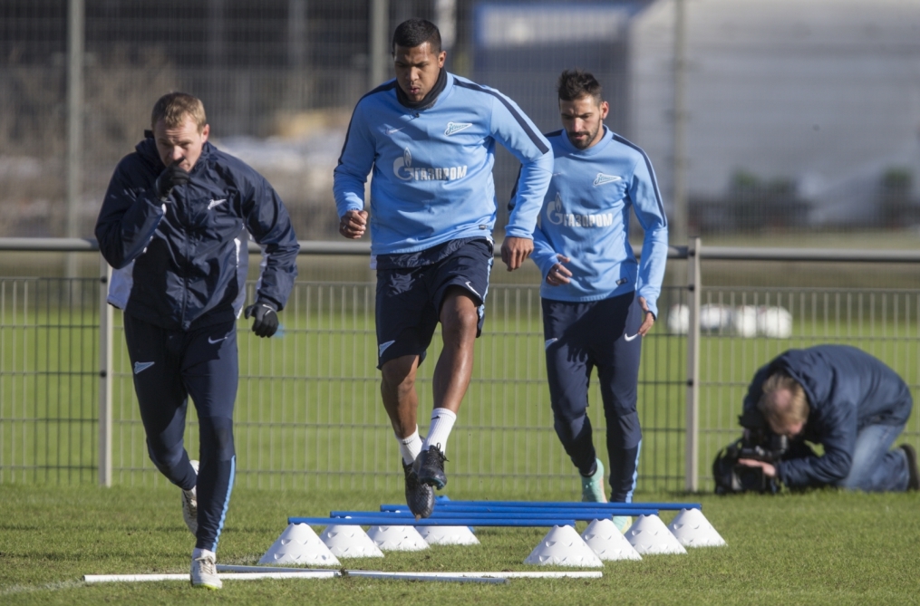 Открытая тренировка «Зенита» перед матчем с  «Уралом»