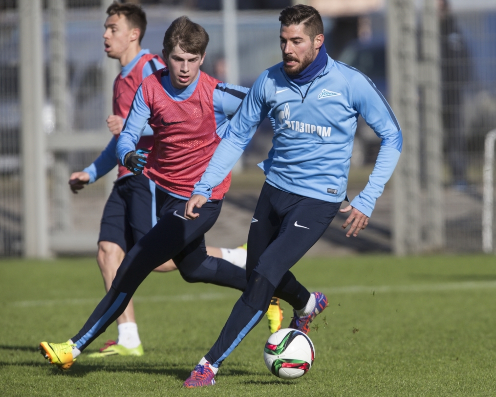 Открытая тренировка «Зенита» перед матчем с  «Уралом»