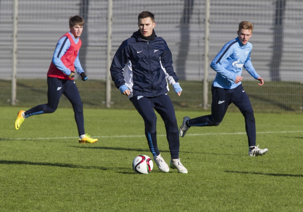 Открытая тренировка «Зенита» перед матчем с  «Уралом»