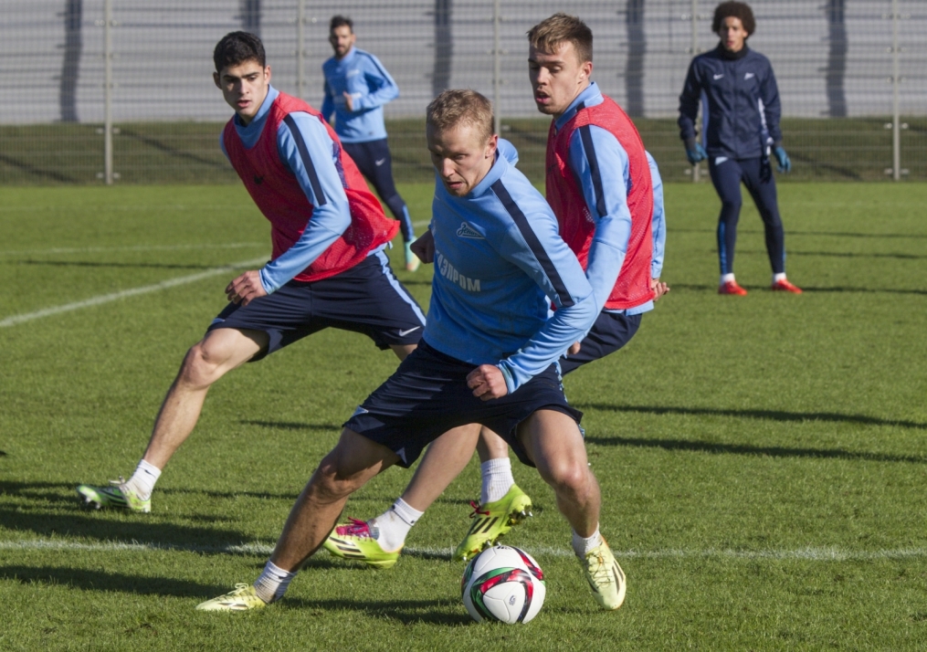 Открытая тренировка «Зенита» перед матчем с  «Уралом»