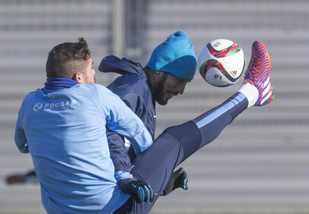 Открытая тренировка «Зенита» перед матчем с  «Уралом»