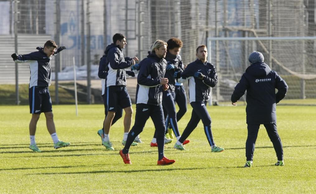 Открытая тренировка «Зенита» перед матчем с  «Уралом»
