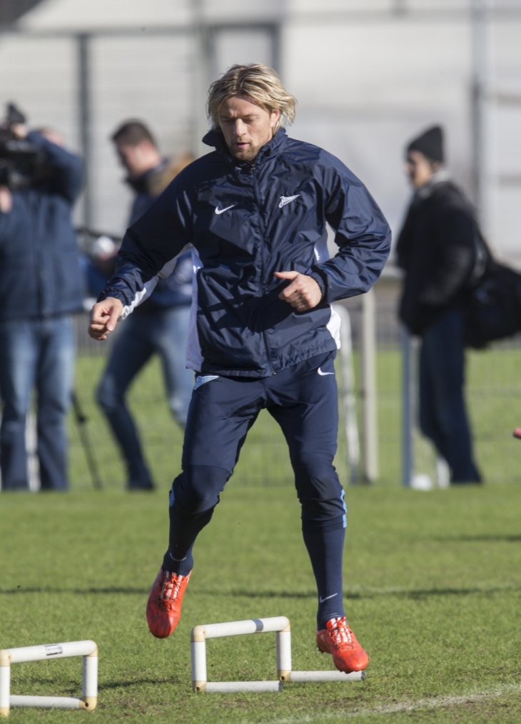 Открытая тренировка «Зенита» перед матчем с  «Уралом»