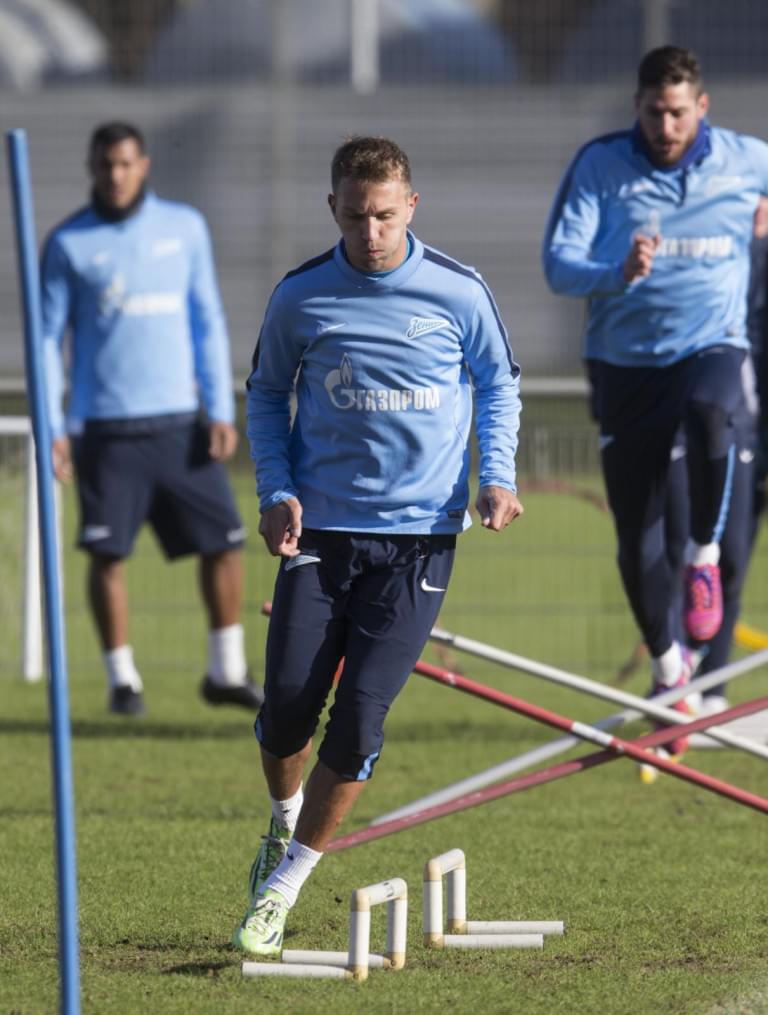 Открытая тренировка «Зенита» перед матчем с  «Уралом»