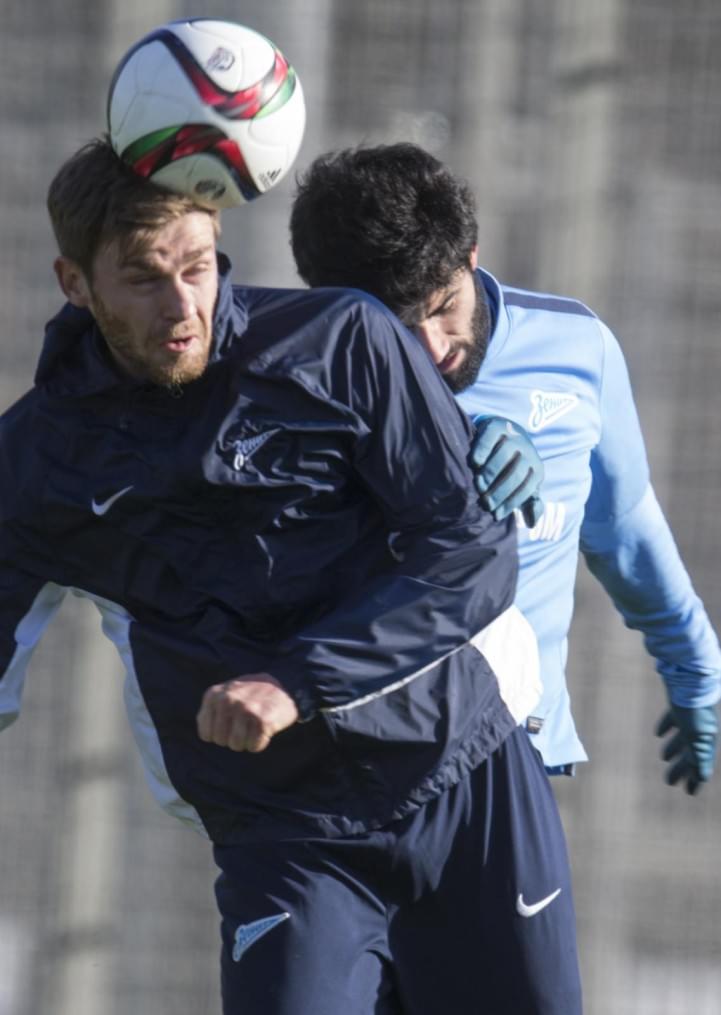 Открытая тренировка «Зенита» перед матчем с  «Уралом»